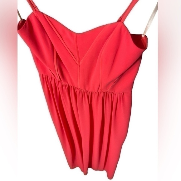 NWT BCBGENERATION Red Bittersweet Piping Spring Formal Maxi Dress Size 2 - Picture 16 of 16